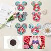 6Pcs Mermaid Series Diamond Art Fridge Magnet Diamond Painting Refrigerator Magnet DIY Fridge Stickers for Fridge Whiteboards
