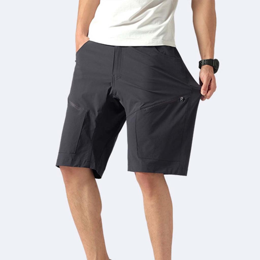 Men's Summer Quick Drying Five Quarter Pants, Loose And Breathable Workwear, Straight Leg Shorts