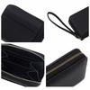 Simple PU Leather Small Short Wallet Multi Slots Solid Color Card Holder Zipper Business Card Case Men Women
