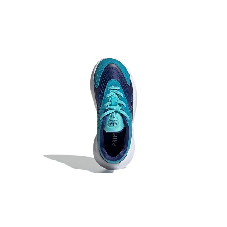 Adidas Originals Ozelia Non-Slip Breathable Low-Top Thick Sole Casual Dad Shoes Kids Sneakers Blue H00826