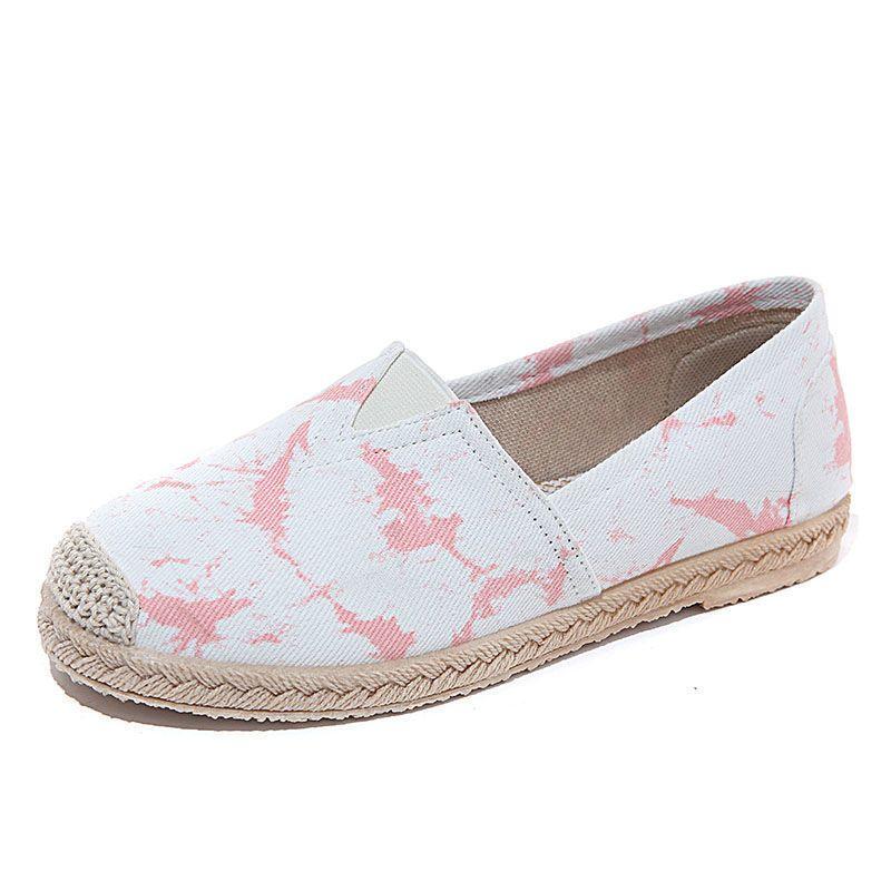 Summer Fisherman Shoes Female Lazy One Pedal Pregnant Women Canvas Versatile Breathable Cloth Shoes