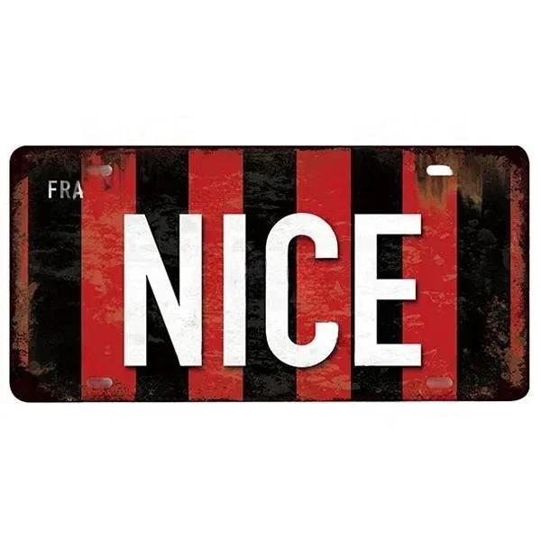 Vintage France City Plate PARIS/LYON/MARSEILLE Flag Poster Metal Plaque Aluminum Sign Man Cave Garage Club Bar Cafe Wall Decor