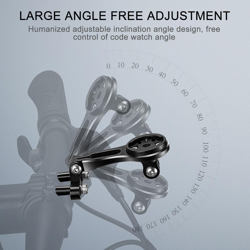 Aluminium Alloy Bicycles Computer Mount Cycling Computer Speedometer Mount Extension Bracket Bike Lights Bracket Adaptor