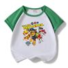 Paw Patrol Kids' Cotton T-Shirt & Shorts Set - Summer Style Boys' Casual Outfit
