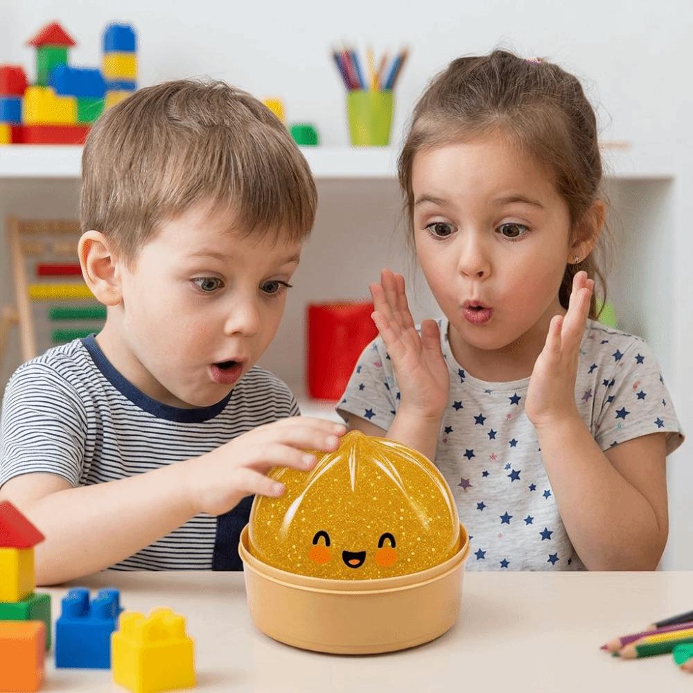 Soft Dumplings Squeeze Toy Glitter Anti-stress Squeeze For Stress Anxiety Relief