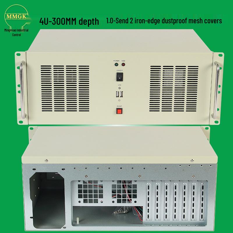 2U Рэковый Промышленный ПК Шасси, 19-дюймовый HTPC/Быстрый Межсетевой Экран, 350 Алюминиевая Панель