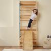 Schwedische Sprossenwand Kletterwand 5 in 1 Holz Indoor Spielplatz Kletterspielzeug