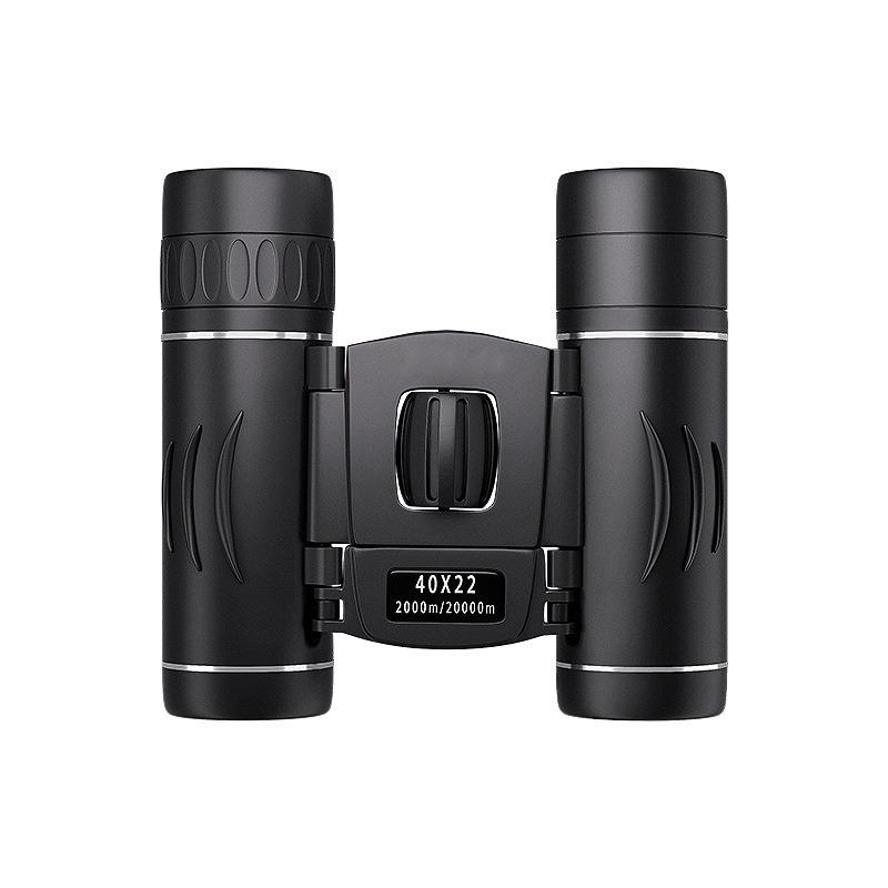 40x22 HD Binoculars with BAK4 FMC Folding Mini Telescopic Sight for 2000M Long Range Ideal for Hunting Sports Camping & Travel
