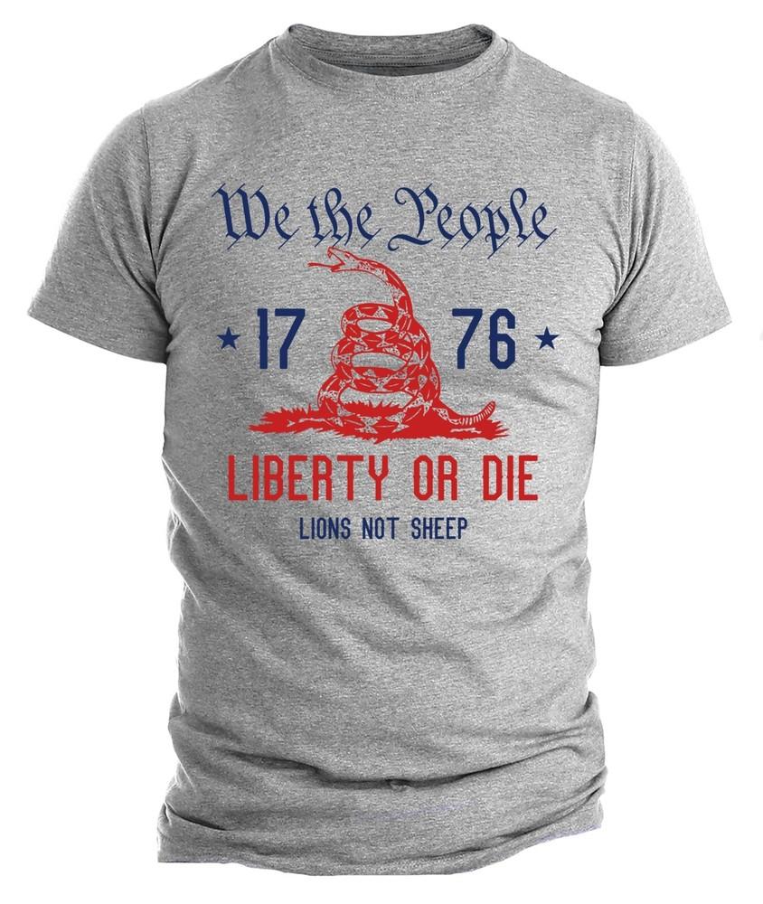 We The People American Constitution Liberty Or Die 1776 Patriotic Shirt For Men