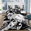 Anime Duvet Pillowcase Bedding Set Adult Boy Girl T-Tokyo G-Ghoul Bedroom Decoration Children Single Double Large Size Gift