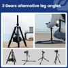 Fotopro 152cm Carbon Fiber Travel Compact Camera Tripod with Fluid Detachable Quick Release Plate and Supports up to Video Tripod for E2 Video Black
