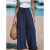 Pantaloni da donna larghi a gamba larga con coulisse comodi casual alla moda per quattro stagioni