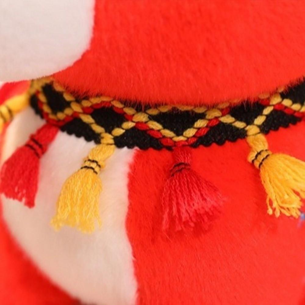 Chinese Style Zodiac Horse Doll Cute Plush Horse Toys Cartoon 2026 New Year Mascot Bedside Decor