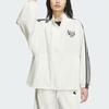 Adidas Dance Jacket Retro Sports Stand Collar Three Stripes Color Block Letter Print Casual Jacket Women Jacket Han-Jade-White JI9768