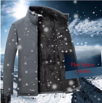 Men Thicken Polar Fleece Jacket Outdoor Camping Tourism Autumn Winter Mountain Climbing Trekking Ski Hiking Jackets Tactics Coat