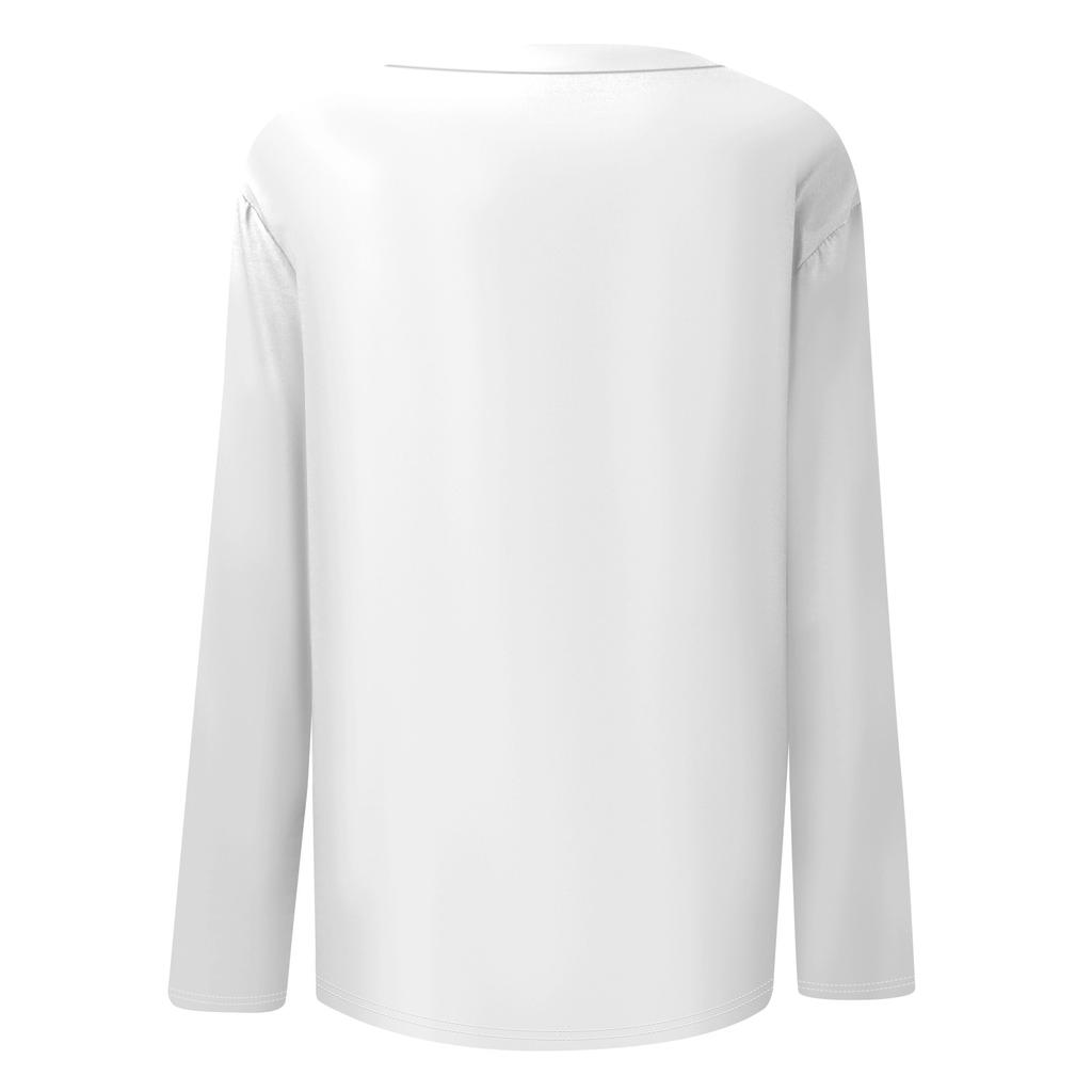 Women's Fashion Casual Round Neck Three-quarter Sleeve Halloween Printed T-shirt Top