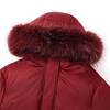 ELLE KIDS Girls' Red 90% Goose Down Winter Jacket