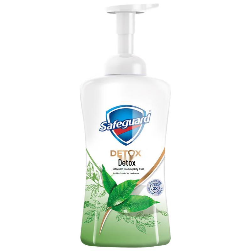 Safeguard Foaming Shower Gel, Soothing Tea Tree Oil