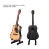 Miniature Wooden Guitar Model Display - Decorative Craft Home Ornaments Mini Guitar Model for Music Lovers And Collectors