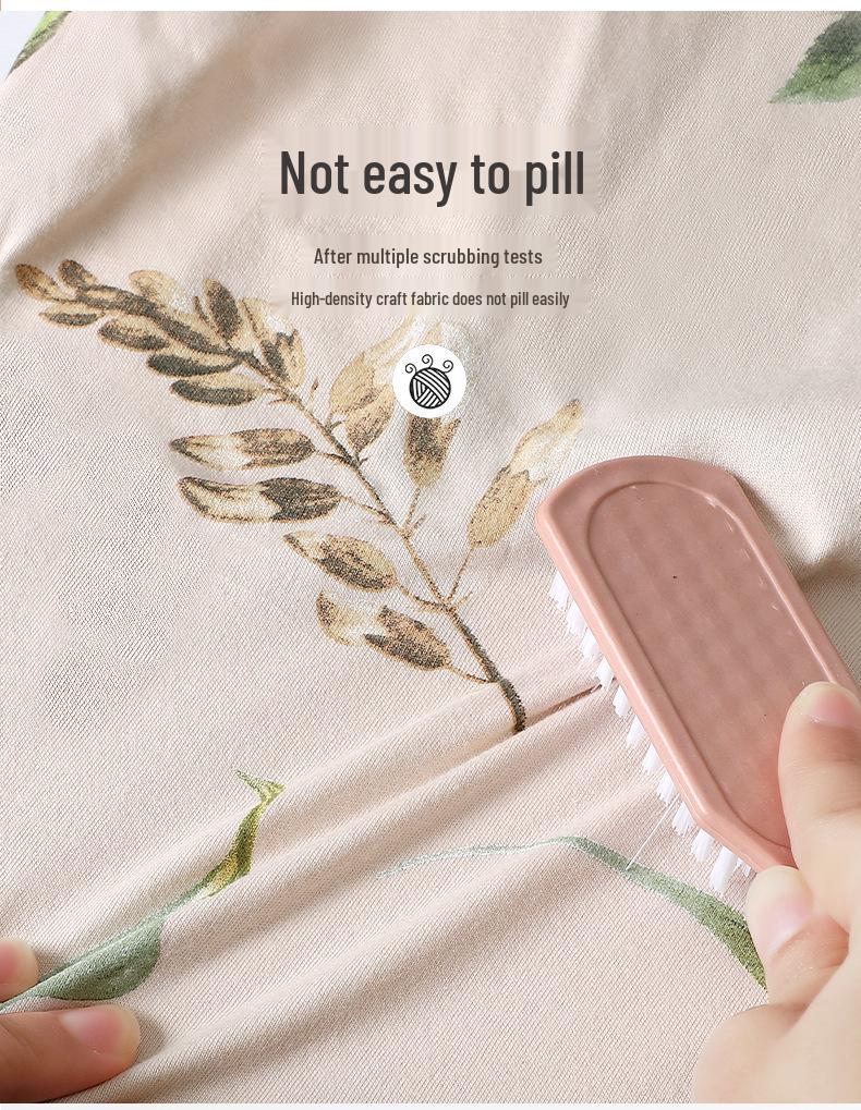 Dam Pyjamas Set i Bomull - Långärmad, Långa Byxor, Ledig Tunn Kofta, Vår- & Höstkläder