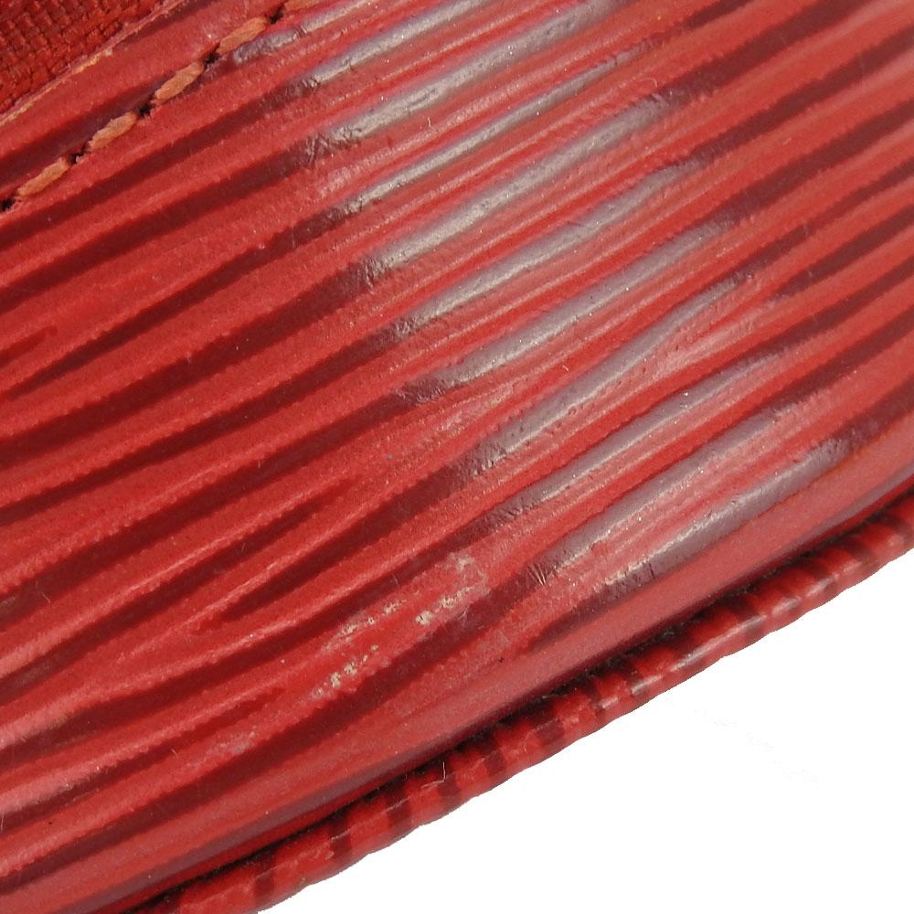 Used LOUIS VUITTON Accessory pouch Ecran Bijoux M48227 Epi Leather Castilian red Red accessory case
