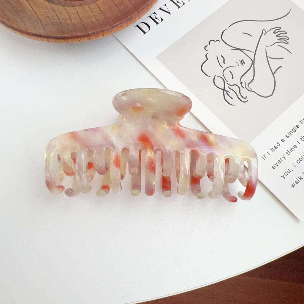 Novo Design de Nicho Flores Tridimensionais de 5,5cm Pequeno Clipe de Cabelo Delicado Moda Ácido Acético Clipe Tubarão Acessórios de Cabelo Doce