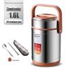 304 Stainless Steel Triple-Layer Insulated Lunch Box for Students & Office Workers