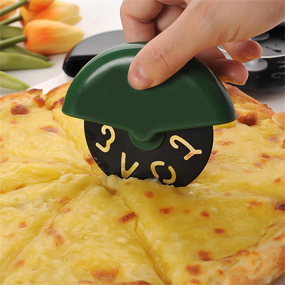 Coltello da taglio rotondo in acciaio inox per pizza con coperchio, rullo per tagliare la pasta, utensili da cucina, accessori per pasticceria