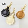 Small Storage for Earrings Portable Jewelry Box Keychain, PU Leather Travel Organizer Case, Soft Anti Scratch Protector Velvet Lining Secure
