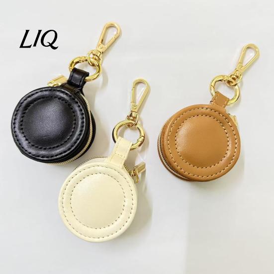Small Storage for Earrings Portable Jewelry Box Keychain, PU Leather Travel Organizer Case, Soft Anti Scratch Protector Velvet Lining Secure