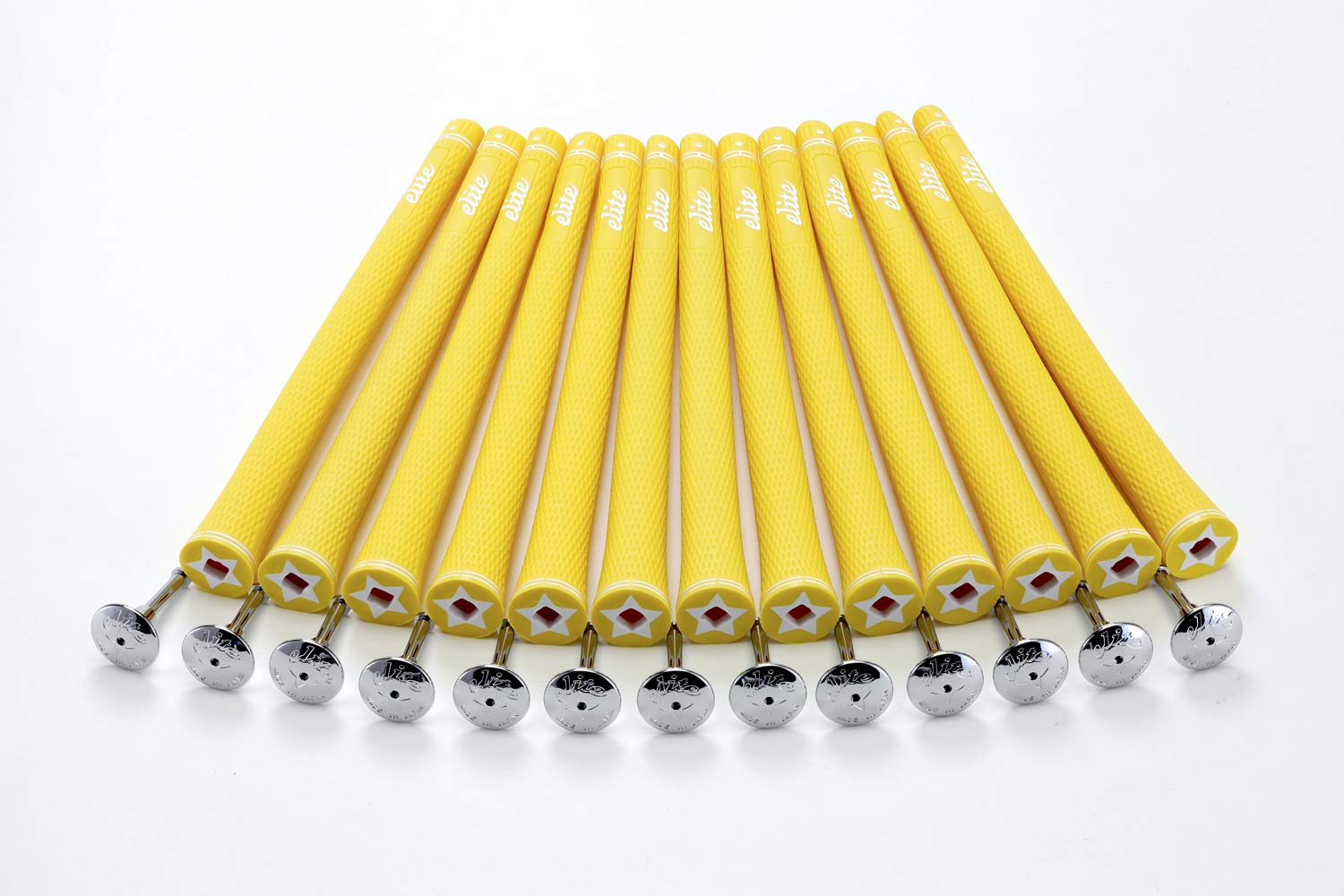 

elitegrips Гольф Грипсы S40 Кислотные Без Задней Линии набор из 13 штук, Желтые,