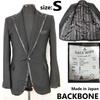Deerskin Tailored Jacket [Men S/Black] Japan Made(USED)