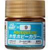 GSI Creos New Water-based Hobby Color Gold (Gold) Metallic Gloss 10ml Model Paint H9