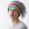 Perruque Dreadlocks Épais Cheveux Synthétiques Chapeau Tressé Bonnet Créatif Cagoule