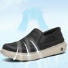 Men's Sporty Breathable Mesh Shoes Lightweight Comfortable Casual Slip-On Summer Shoes Round Toe Non-Slip Rubber Outsole