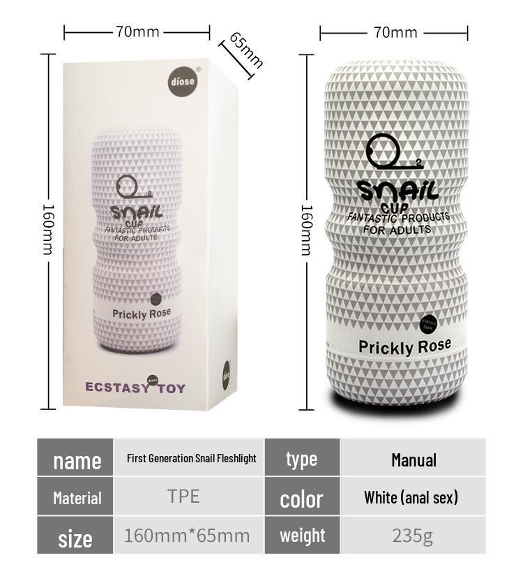 Schnecken-Masturbationsbecher: Erotisches Gerät für Männer & Penis-Trainer Erwachsenenspielzeug
