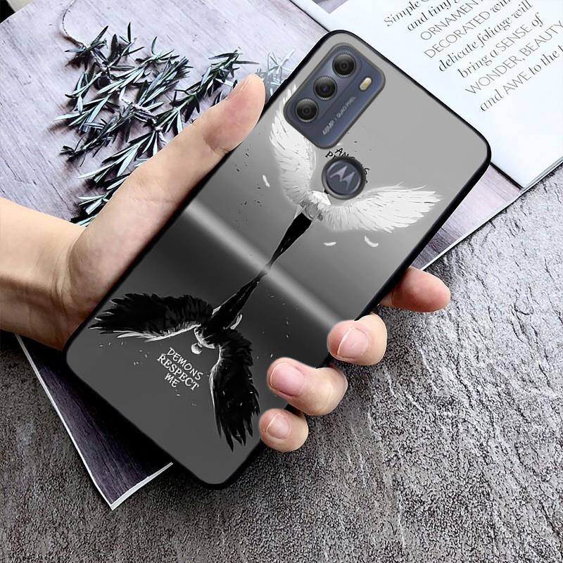 

Phone Case For Moto G86 G85 G75 G15 G05 G56 G72 G53 G54 G84 G60 G31 G32 G24 G 5G G Play Fallen Angel Moto G32