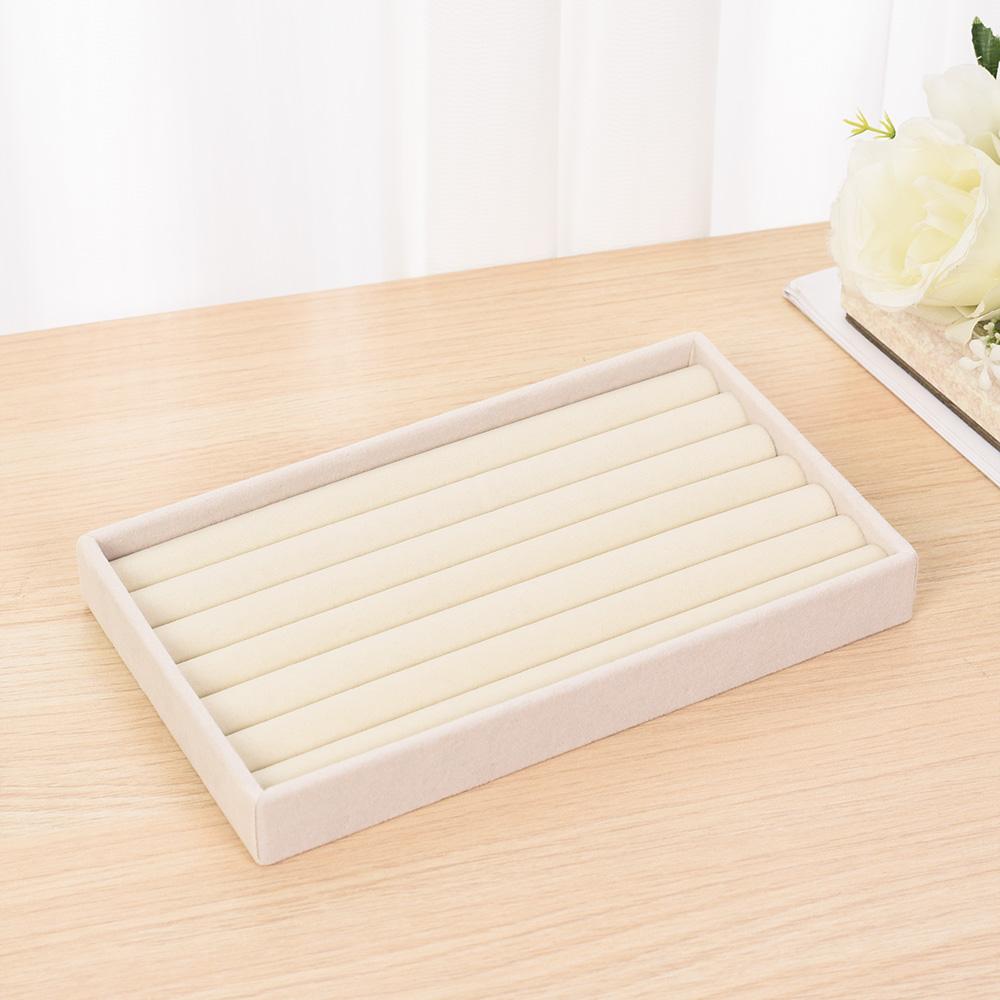 

Jewelry Display Tray Case Stackable Exquisite Jewellery Holder Portable Ring Earrings Necklace Organizer Box Hot Sales
