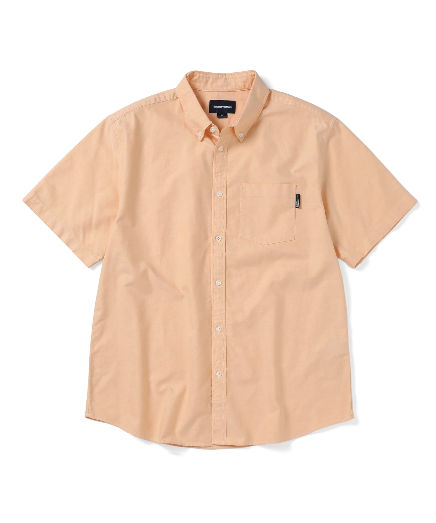 This Is Never That Oxford S/S Shirt Apricot L