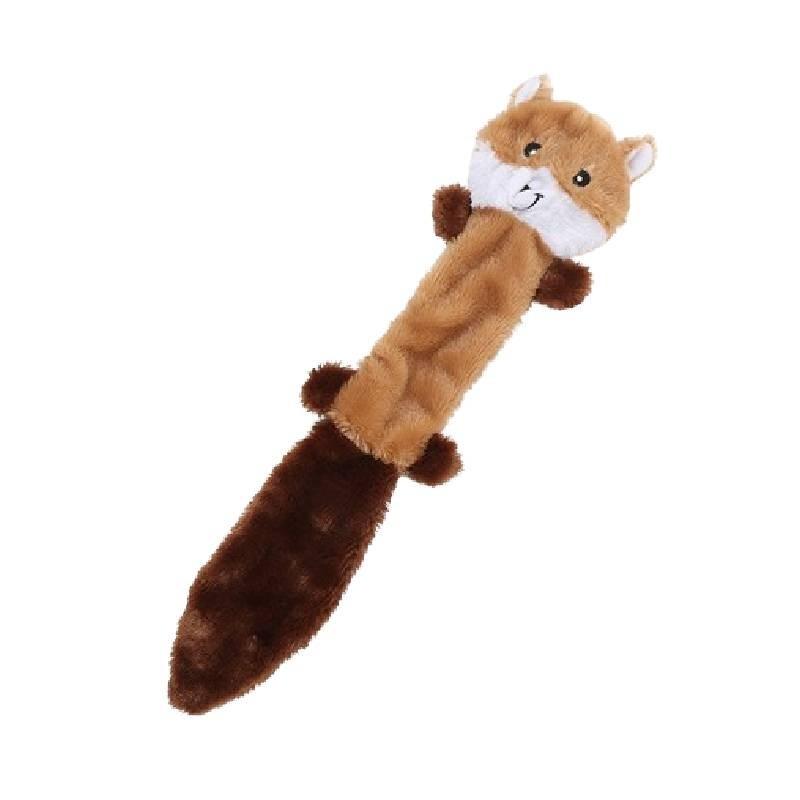 Interactive Pet Dog Toy Plush Squirrel Raccoon Chewable Teeth Grinding Skin Shell Pet Supplies Factory