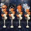 Halloween Pumpkin Skeleton Balloon Columns for Party and Event Decoration