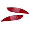 Rear Bumper Reflector Lens Promote Driving Safety Red Back Bumper Trim Reflector for MEGANE MK3 2008