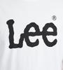 Lee Short Sleeve Logo Print Size S Men's T-Shirt, White,