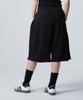UNKNOWN PLANET Daily Wide Sweat Shorts Pants Black