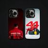 44 L-Lewis H-Hamilton-S Etui na telefon do iPhone17, 16,15,14,13,12 Pro Max Czarne Cukierkowe Matowe Odporne na wstrząsy Pokrowiec