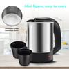 Mini Stainless Steel Electric Kettle, Automatic Power Off, Portable Travel Water Boiler Pot, 0.5L