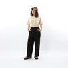 One Point Logo Long Pants Casual Black [Champion] Women's CW-Z206