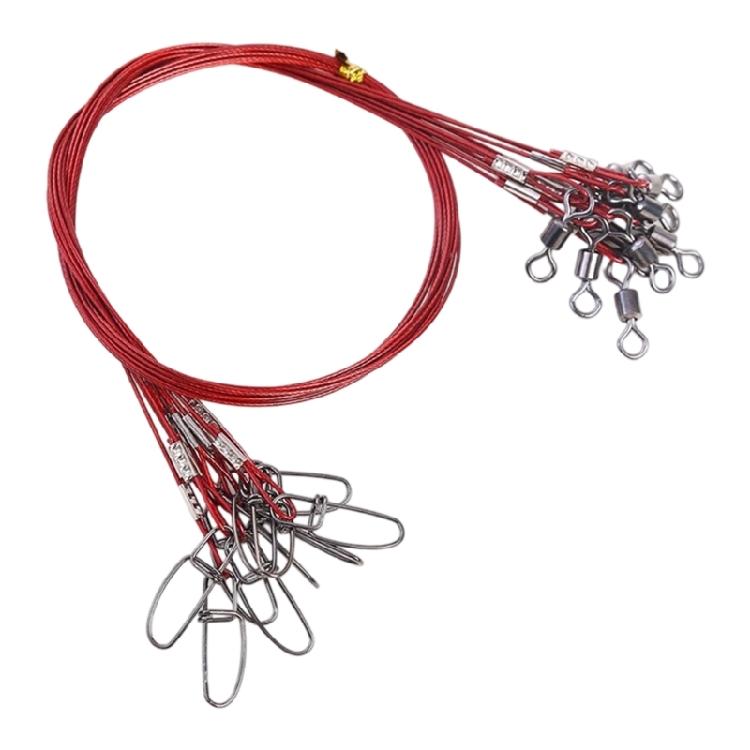 Fishing Wire Leader Line Rig Fishing Leaders Saltwater Fishing Tackle Fishing Rigs High Strength Wire Leader for Lures