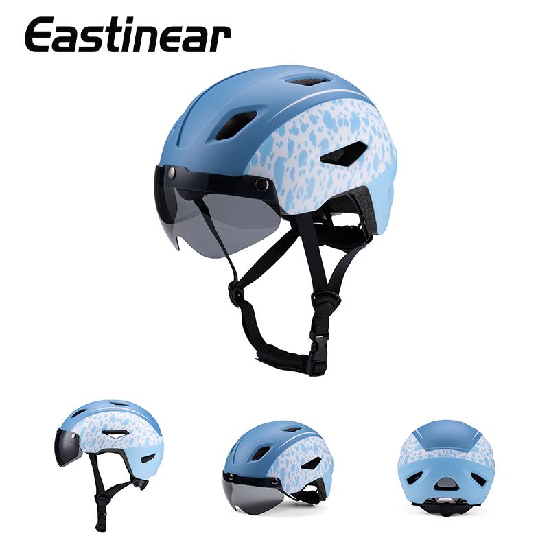 

Eastinear Children s Bike Helmet With Magnetic Goggles Lightweight Breathable Outdoor Sports Bike Skateboard Riding Helmet M(49-58CM)