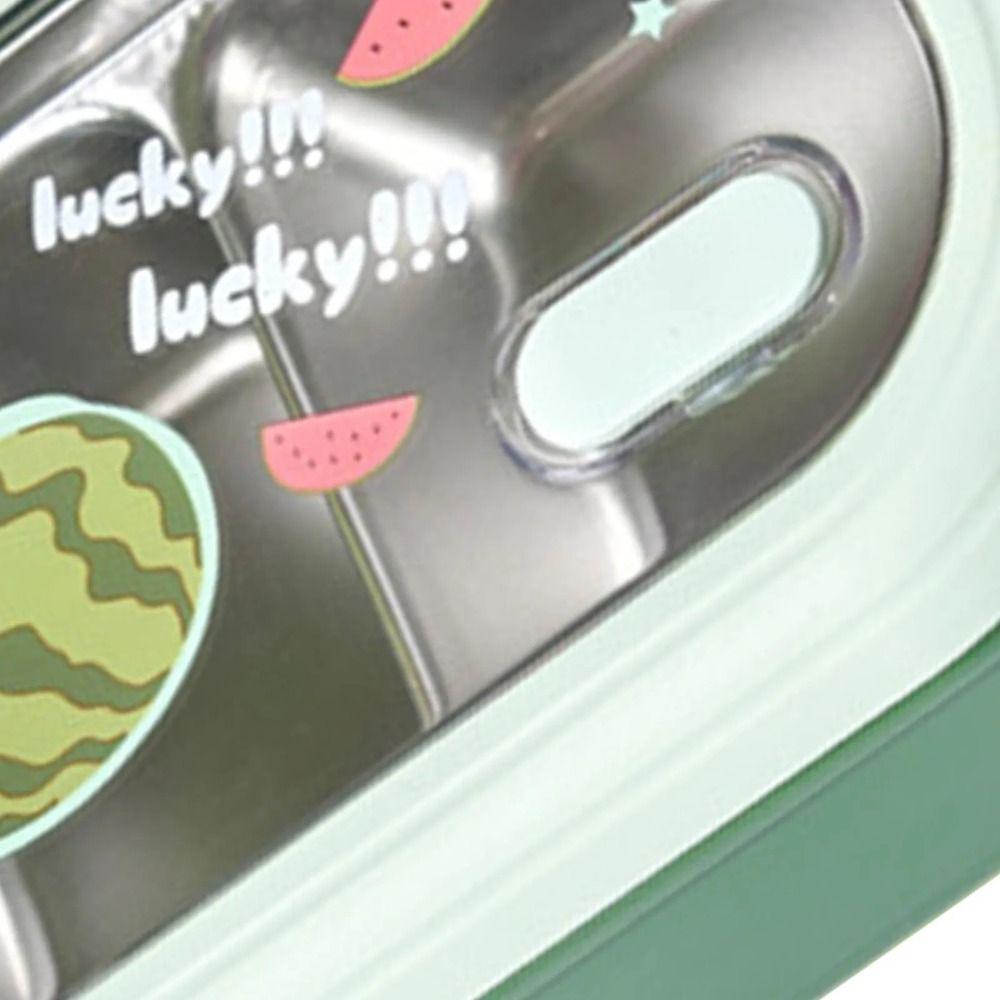 Heatable Leak-Proof Fruit Lunch Box 2 Compartments Stainless Steel Lunch Container 1000ml Insulation Food Storage Box Camping